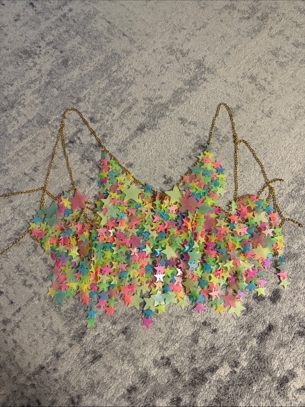 Hilary Duff inspired DIY Glow in the Dark Star top - Picture 2 of 2